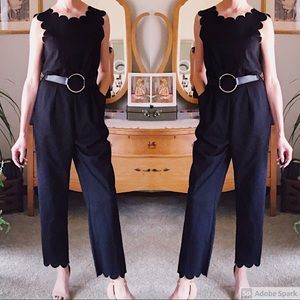 Classic Black Sleeveless Jumpsuit